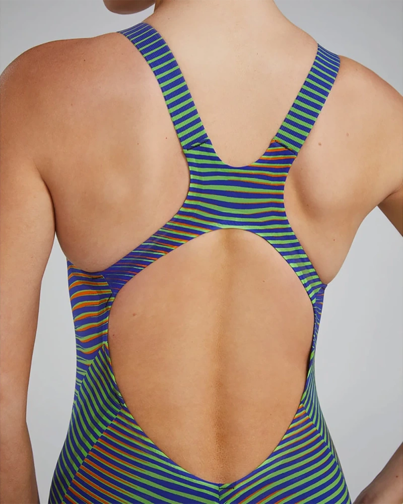 Гидрокостюм с открытой спиной TYR Avictor 2.0 Blue Open Back Swimsuit
