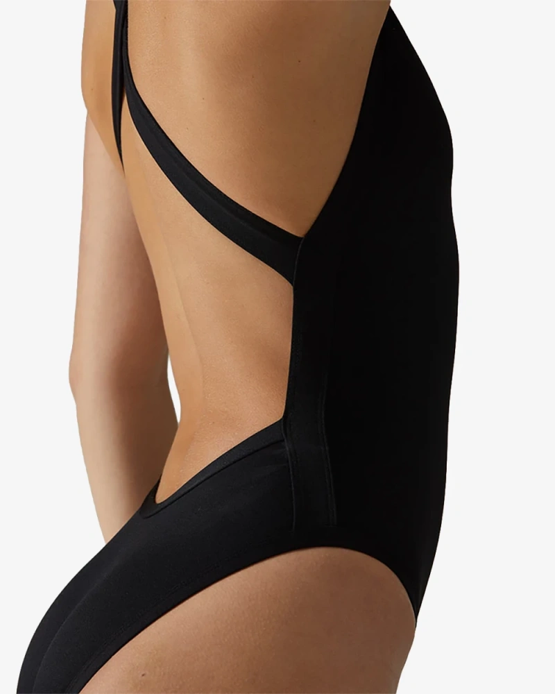 Купальник слитный TYR Solid Wide Strap OpenbackFit