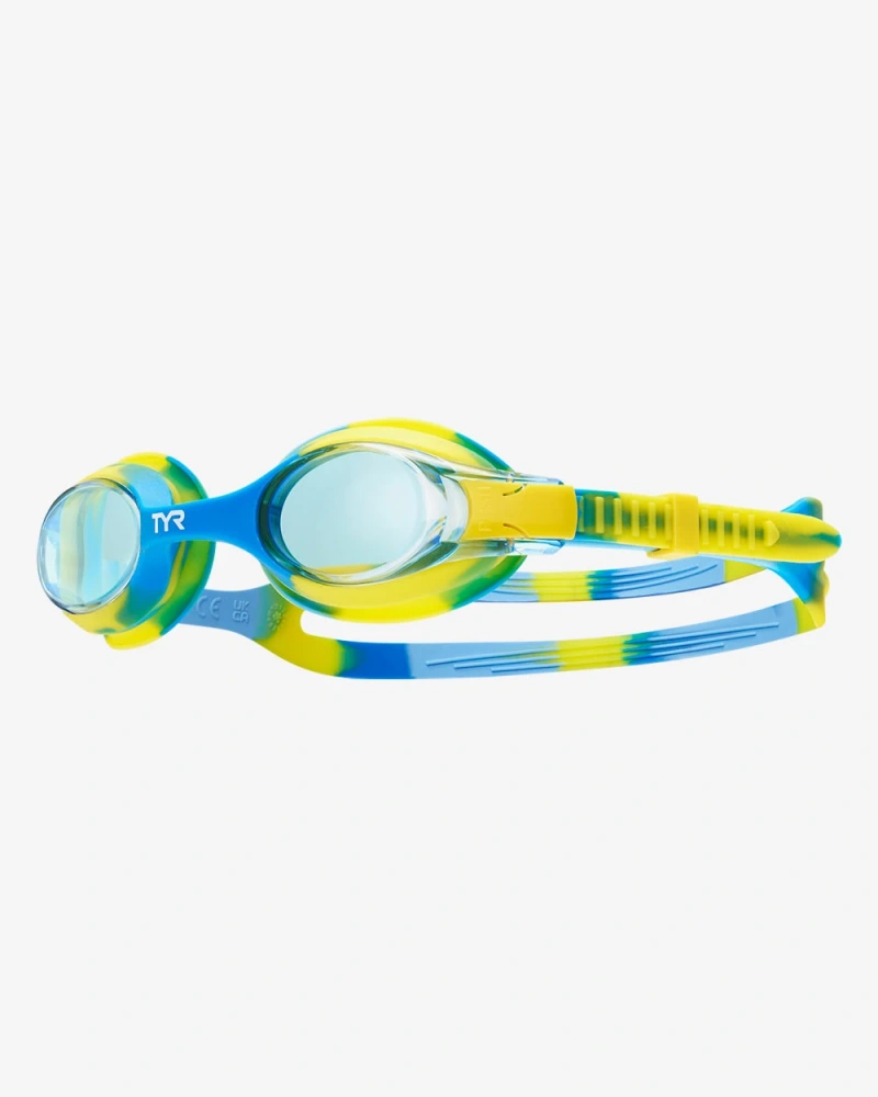 Очки для плавания детские, голубой