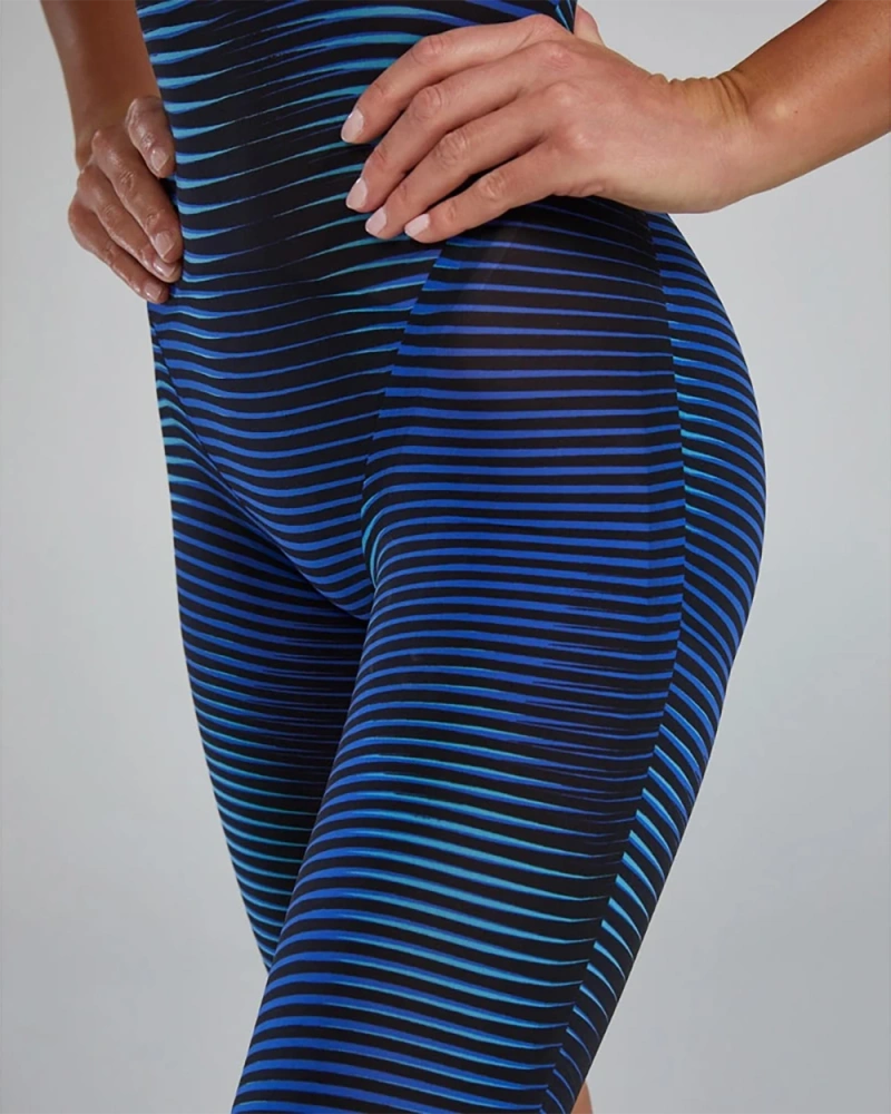Гидрокостюм с открытой спиной TYR Avictor 2.0 Blue Open Back Swimsuit