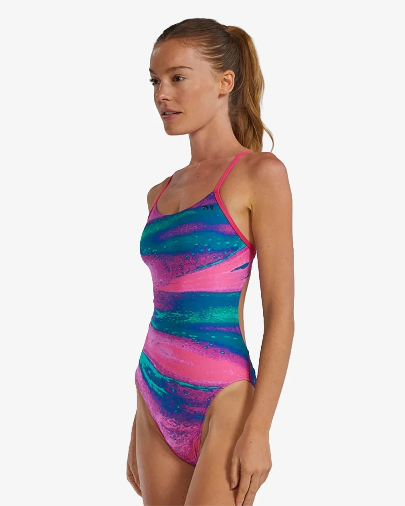 Купальник слитный TYR Diffusion Durafast Elite Cutoutfit