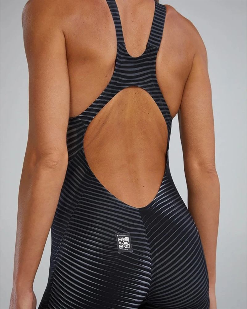 Гидрокостюм с открытой спиной TYR Avictor 2.0 Blue Open Back Swimsuit